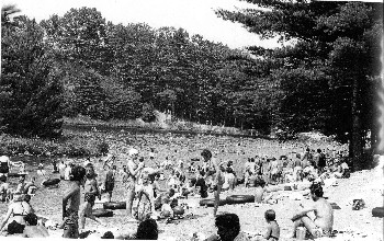 Swimming at the old reservoir