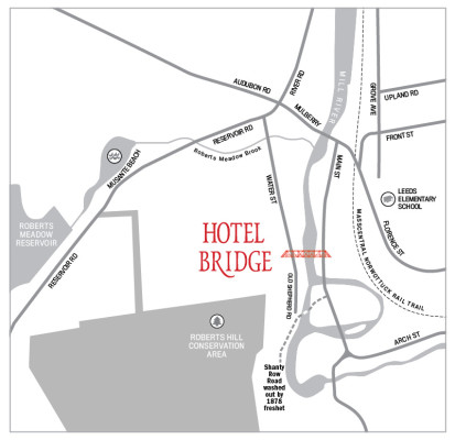 Hotel Bridge Map BW