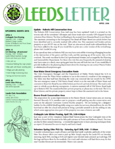 Leeds Civic Association newsletter, April 2016