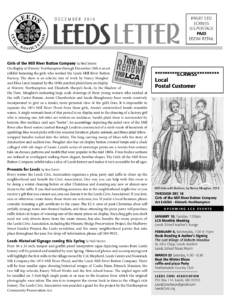 Leeds Civic Association newsletter, December 2016