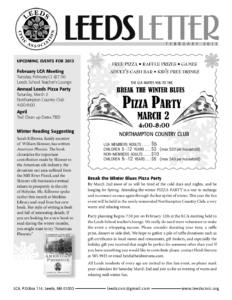 Leeds Civic Association newsletter, February 2013