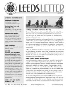Leeds Civic Association newsletter, July 2013
