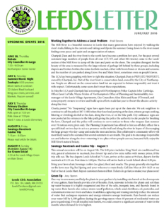 Leeds Civic Association newsletter, June–July 2016