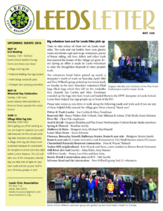 Leeds Civic Association newsletter, May 2016