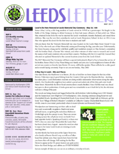 Leeds Civic Association newsletter, May 2017