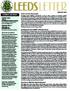 Leeds Civic Association newsletter, May–June 2020