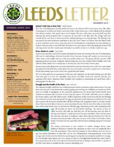 Leeds Civic Association newsletter, November 2016