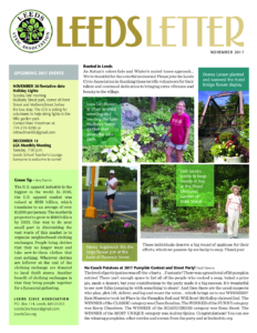 Leeds Civic Association newsletter, November 2017