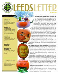 Leeds Civic Association newsletter, October 2015