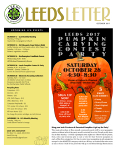 Leeds Civic Association newsletter, October 2017