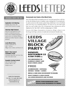 Leeds Civic Association newsletter, September 2013