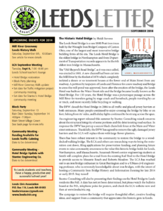 Leeds Civic Association newsletter, September 2014