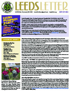 Leeds Civic Association newsletter, September–October 2022